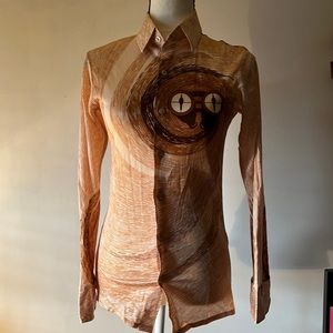 Disco Shirt Vintage Daber Size Small